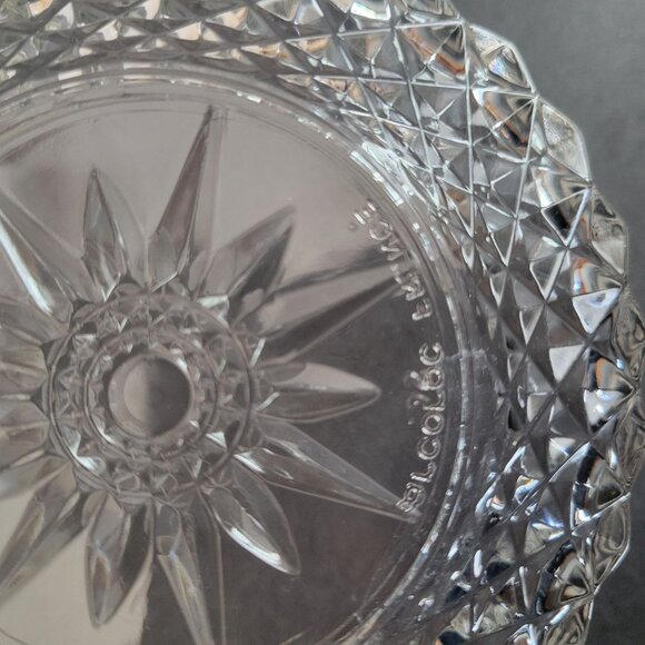 Set Of 4 Anchor Hocking Clear Glass Dessert Bowls With Starburst Design 4.5" Dia - Picture 6 of 6